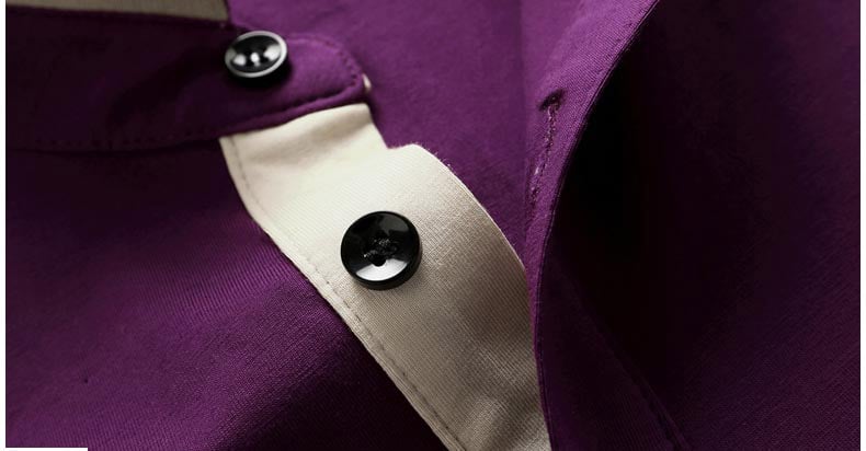 button of polo shirt