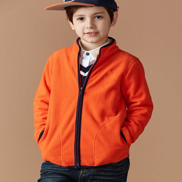 children 100% polyester fleece custom made hoodies