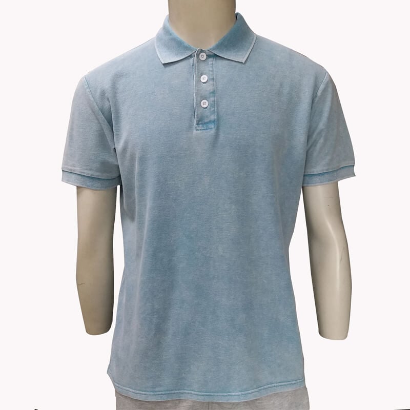  200gsm Ring spun Pigment/Garment Dyed blank polo shirt cotton