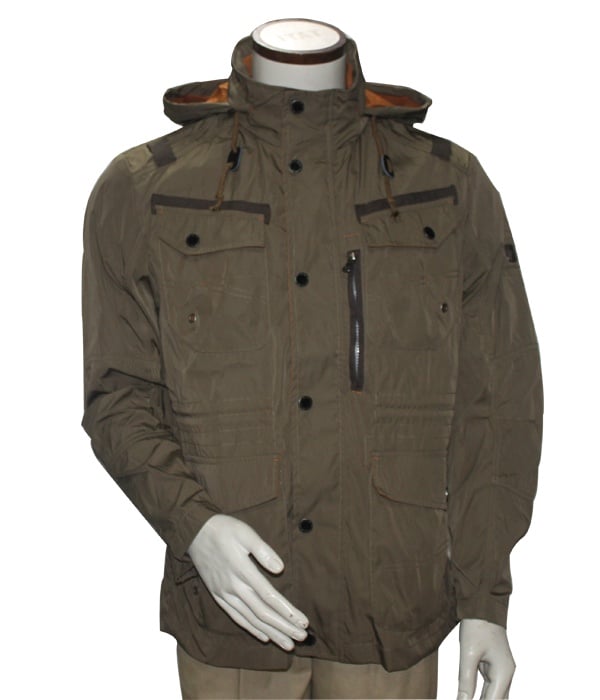 Casual Relaxed Fit Cotton&poly Jacket & Outcoat Men