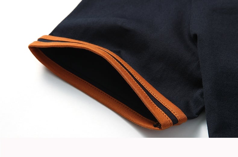 Sleeve of customised Polo Shirts