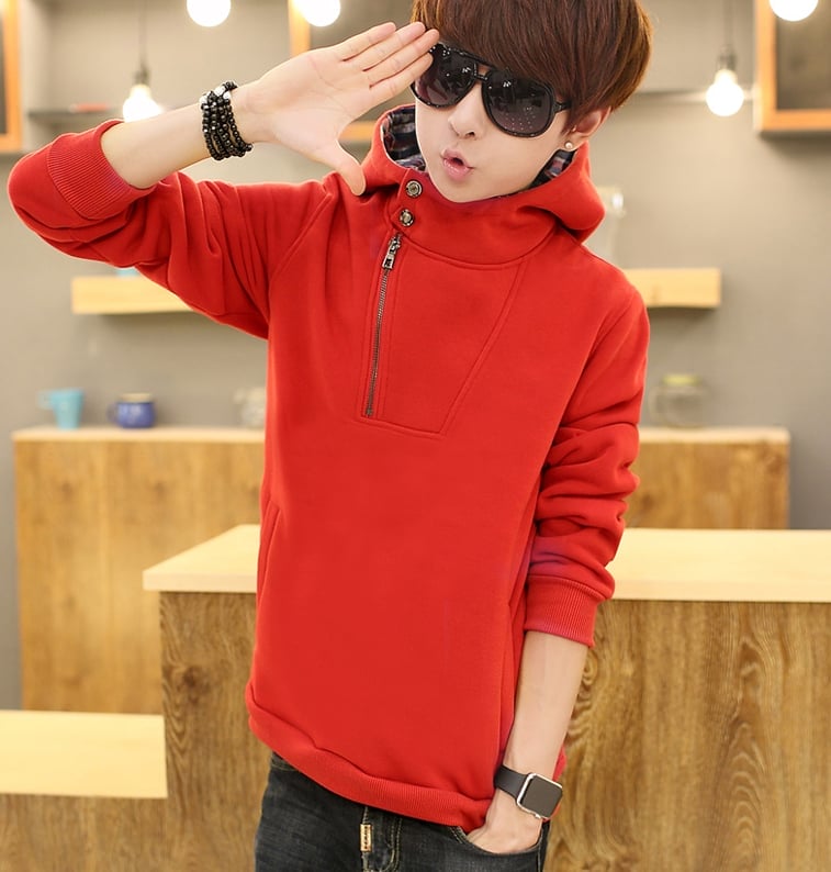 pullover blank 60% cotton 40% polyester cool hoodies for men GK130H