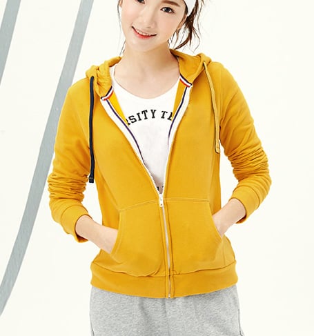 women fitness 65% polyester 35% cotton personalized hoodies cheap