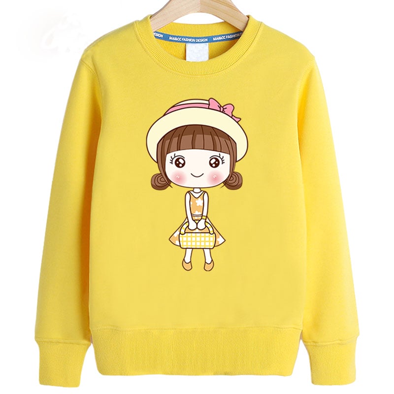 children long sleeve digital printing crew neck sweatshirts