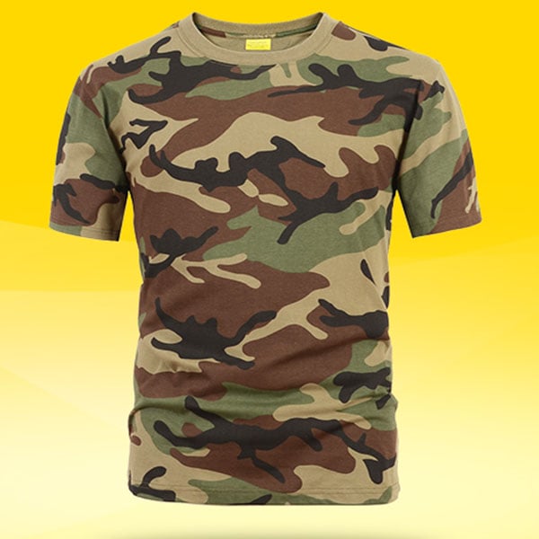 Unisex cotton camouflage shirt for wholesale