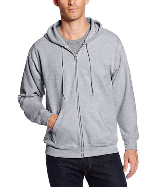 grey hoodies