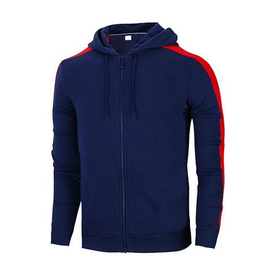 Custom zipper up hoodies for men