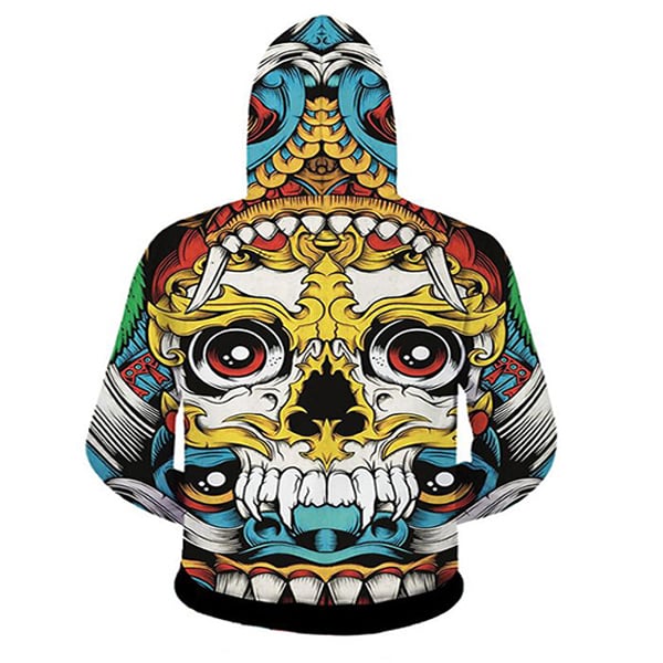 Cotton individual zipper up hoodies with full printing