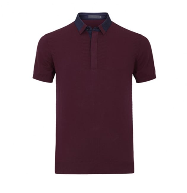 short sleeve plain polo t shirt for men