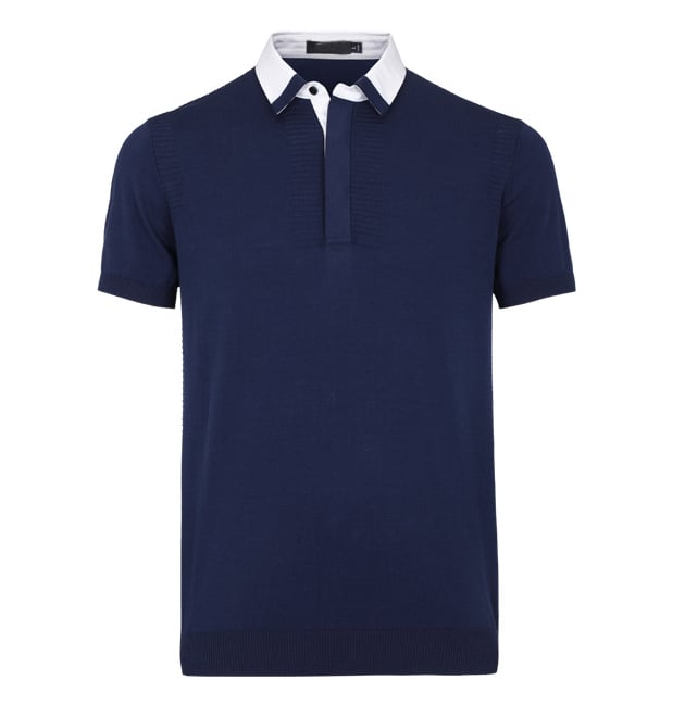 short sleeve plain polo t shirt for men