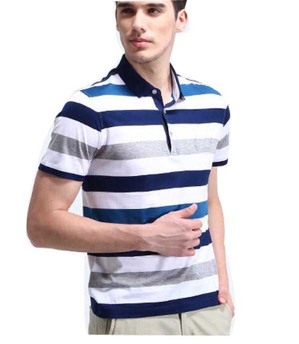 100% cotton custom yarn dyed mens polo shirt wholesale