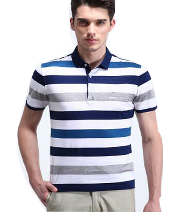 100% cotton custom yarn dyed mens polo shirt wholesale