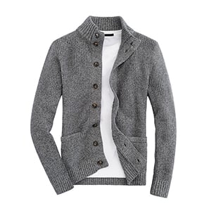 Long sleeve men jacket with button