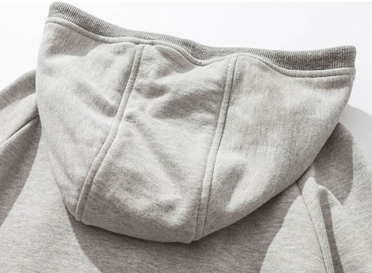 Blank Men Gray Hoodies Wholesale