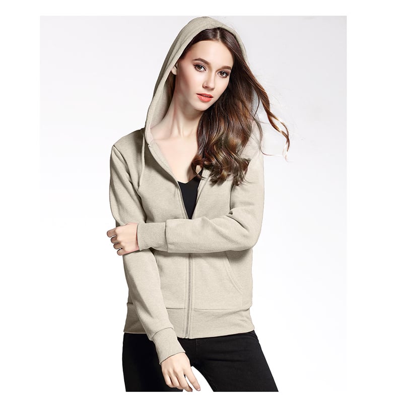 80% cotton 20% polyester cheap sweatshirt wholesale slim fit hoodies women