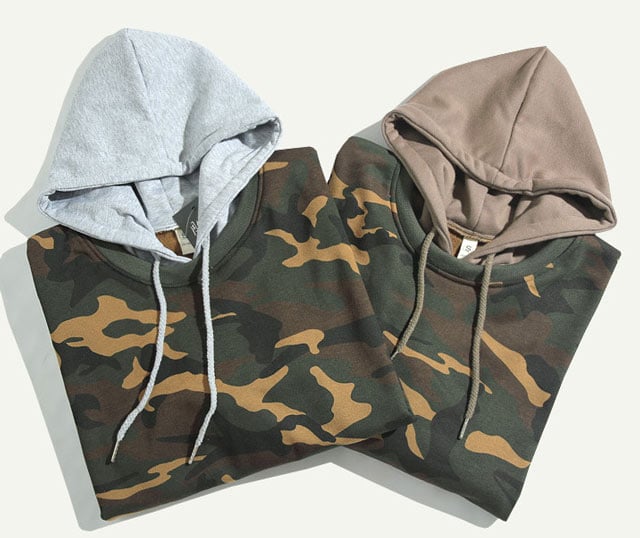 New Style Men's Cotton Sport Camo Hoodie