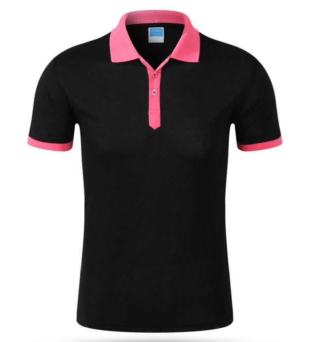 Wholesale Custom Mens Long Sleeve Striped Polo Shirts