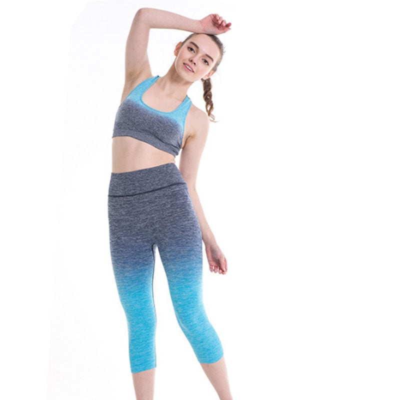 hypercolour capri grey yoga pants for women