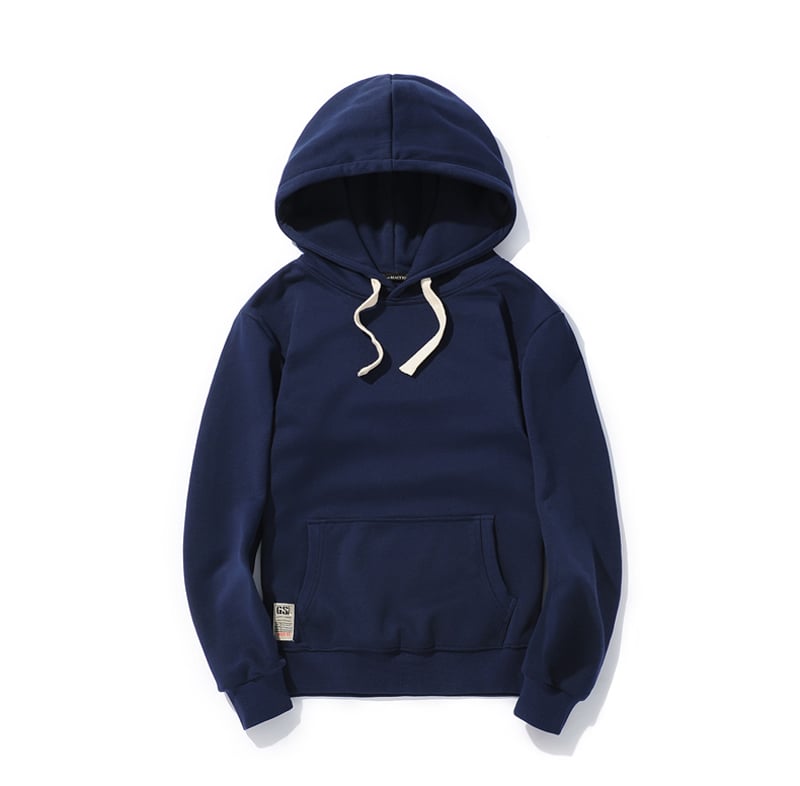 OEM Plain Cotton Fleece Hoodies For Men