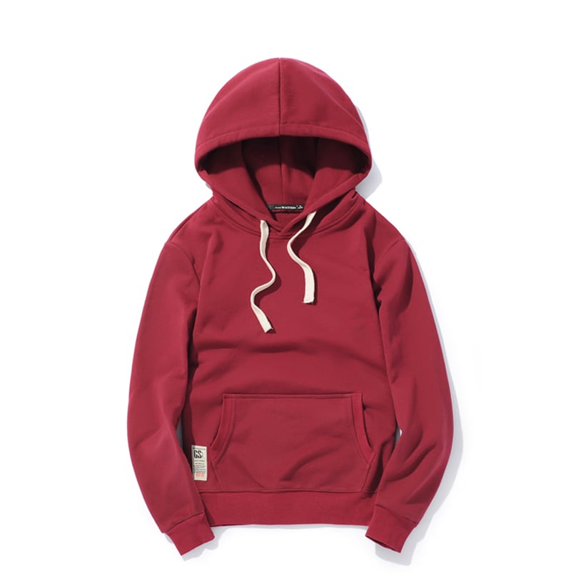 OEM Plain Cotton Fleece Hoodies For Men