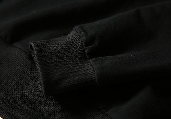 Hot Selling Men Black Embroidery Logo Sweatshirts