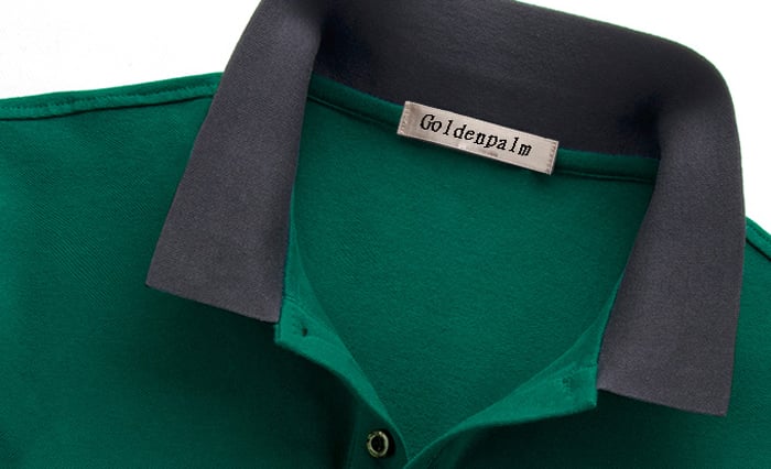 Custom Plain Blank Men Cotton Green Polo Shirts