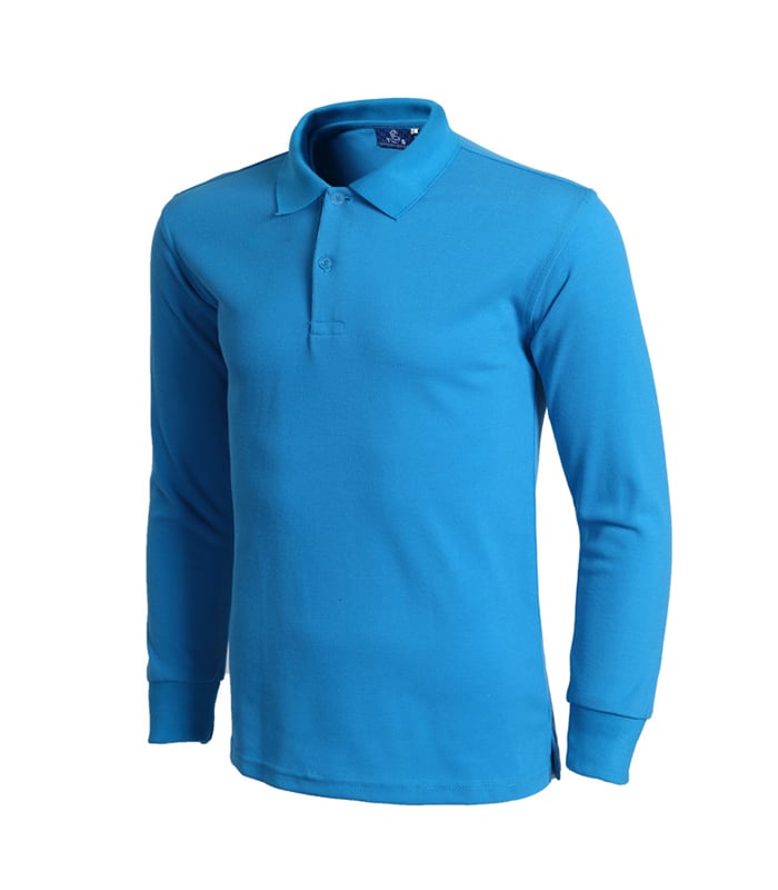 Wholesale Mens Long Sleeve Pique Polo Shirts