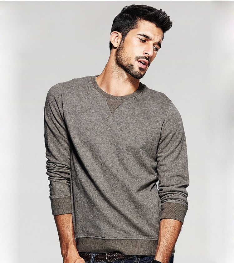 Custom Men Design Pullover Crew Neck Sweatshirts