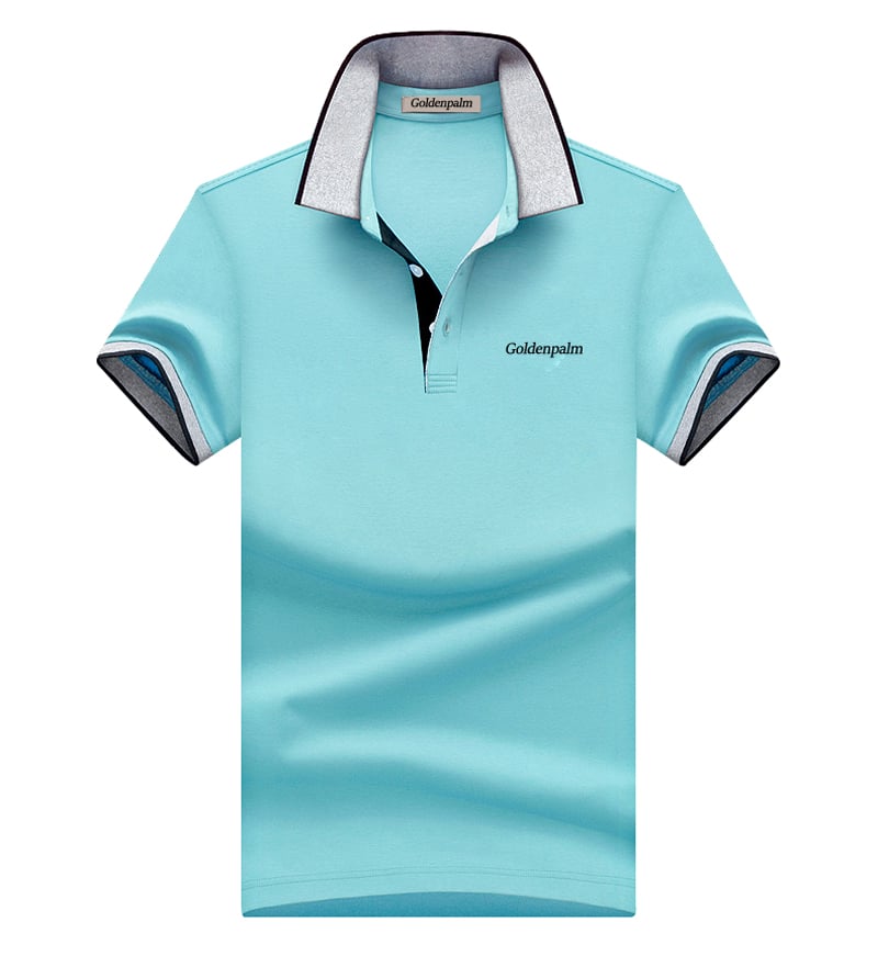 New Style 100% Cotton Short Sleeve Polo Shirts For Men 