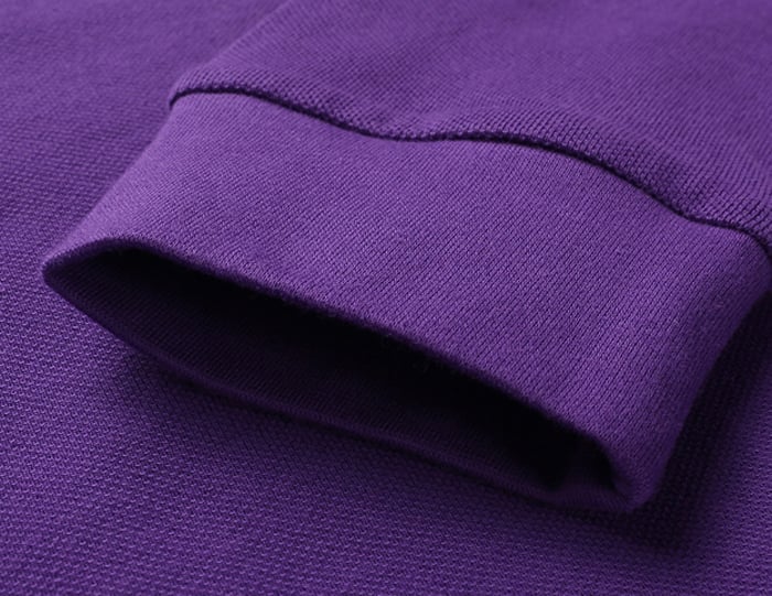 Hot Sale High Quality Women Long Sleeve Purple Polo Shirts