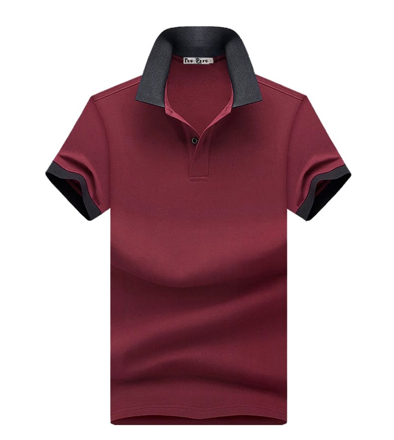 Custom Plain Blank Men Cotton Green Polo Shirts