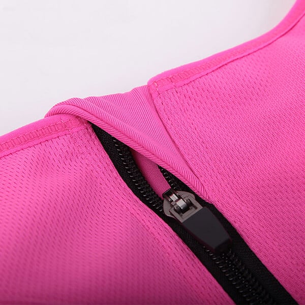 Reversible Nylon Spandex Zip Front Womens Activewear Yoga Bra