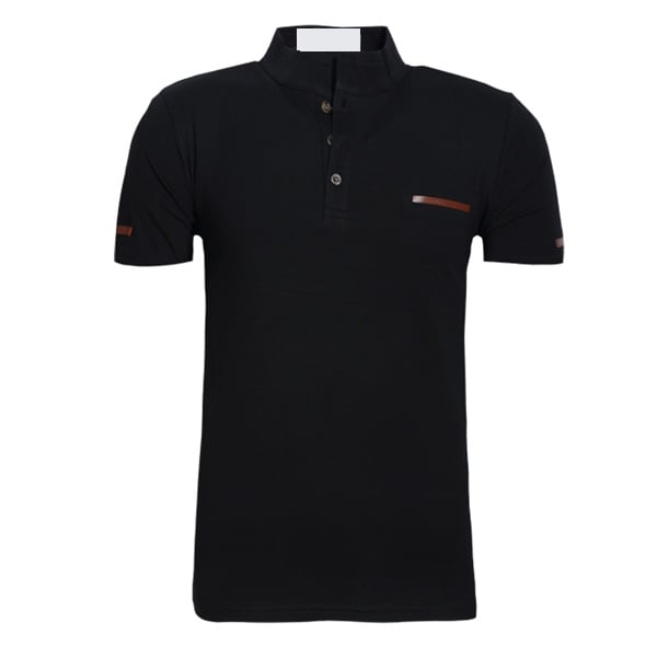 Cotton/Spandex Mens Plain Polo Shirt