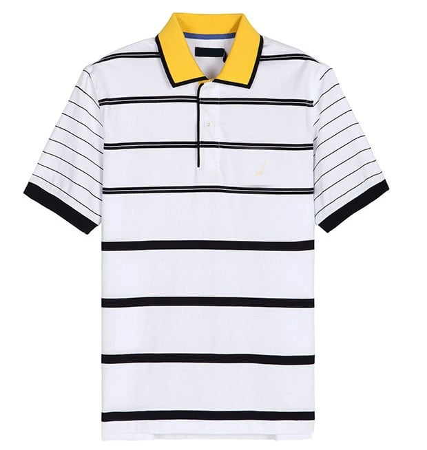 2016Top Fashion Men Striped Polo Shirt