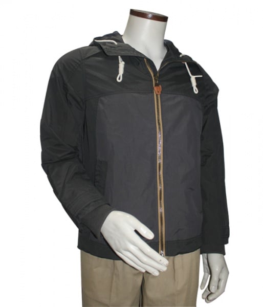 zipper through nylon short plain flight men bomber hood jacket