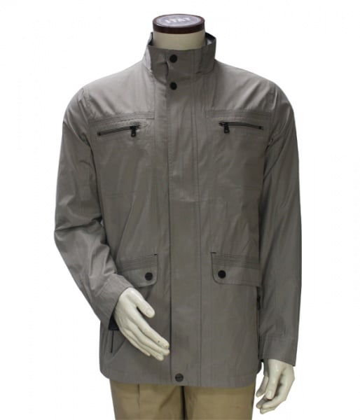 highneck zip up outcoat