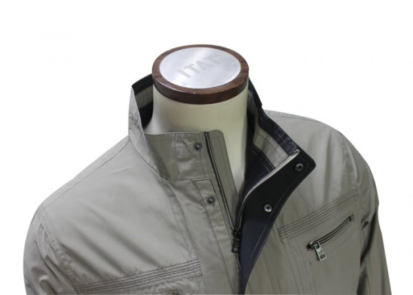 highneck zip up outcoat