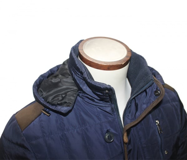 Match mens thick classic pea coat winter jacket