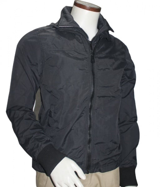 Promotional long sleeve black waterproof winter jacket