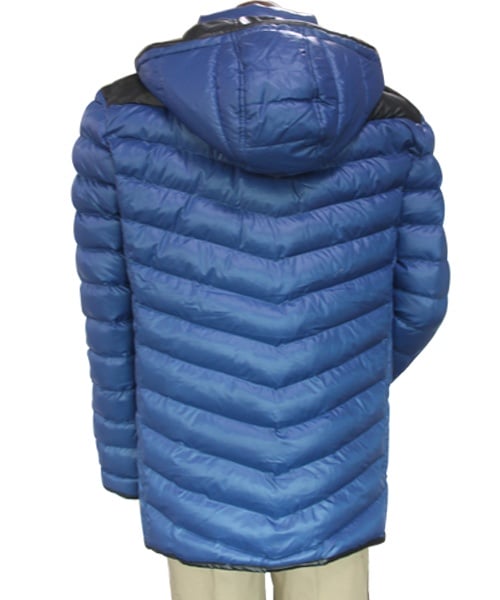 Provide OEM service quilted mens winter jacket with thick hood