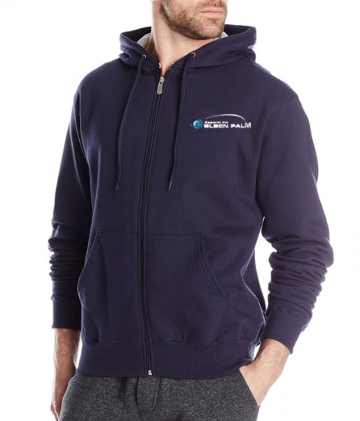 Mens Full_zip soft shell Fleece Hoodie Jacket