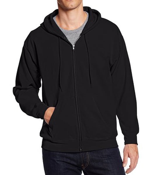 Custom Mens Full_Zip Fleece Blank Hoodie