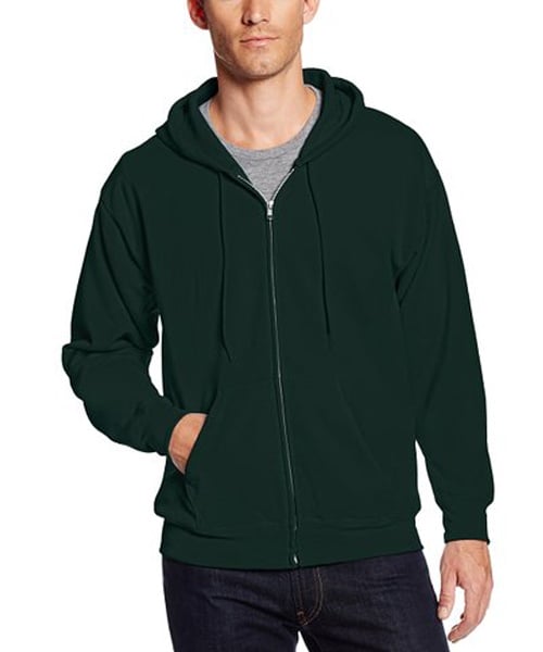 Custom Mens Full_Zip Fleece Blank Hoodie