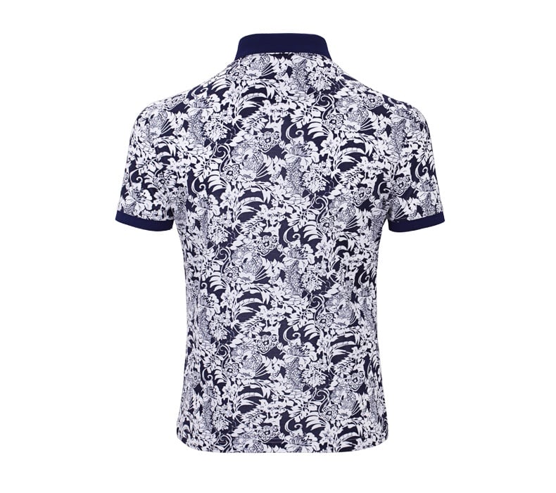 Back of new polo shirt design:
