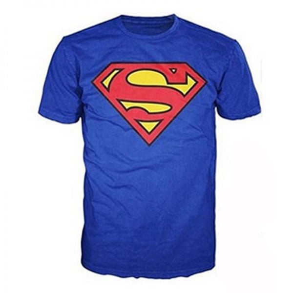 100%cotton Superman Classic Logo Men's T-shirt