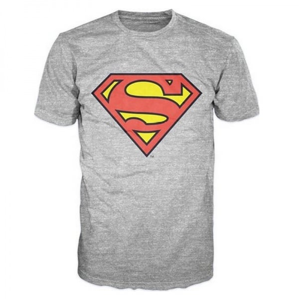 100%cotton Superman Classic Logo Men's T-shirt