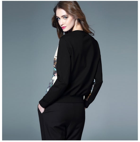 100%cotton women printing sweat shirt.
