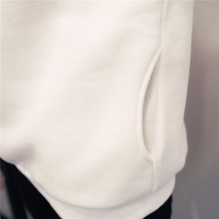Women long sleeve white sweatshirt