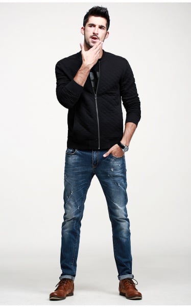 Fashion high quality 100 cotton men jacket