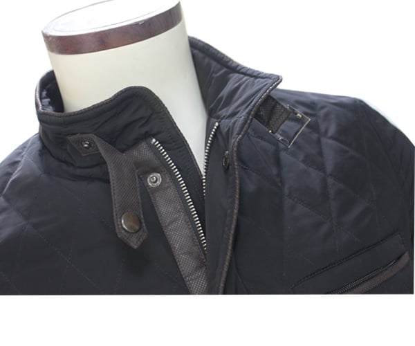 men solid colar button-up men jacket for winters